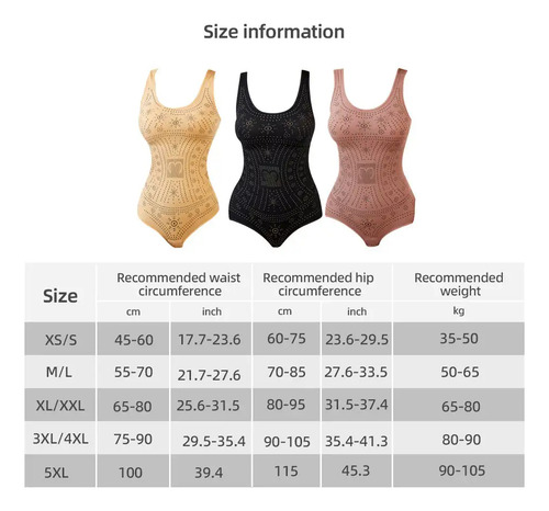 N Body Shaper Shaper Para Mujer, Talla Grande, Tummy Control