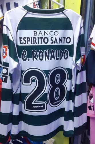 Camiseta Retro Ronaldo Club Sporting Lisboa  2001 -2002 