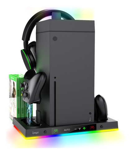 Enfriator Charger Base With Rgb Light For Xbox Series X