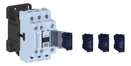Contator Tripolar 38a 1na+1nf Cwb38 Weg 220v