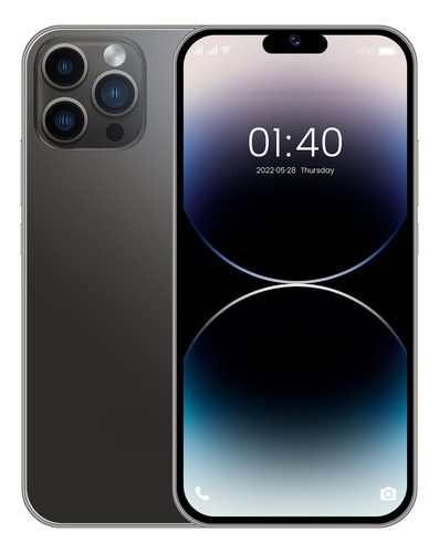 . Phone Android Barato I14 Pro Max 6.3 Black