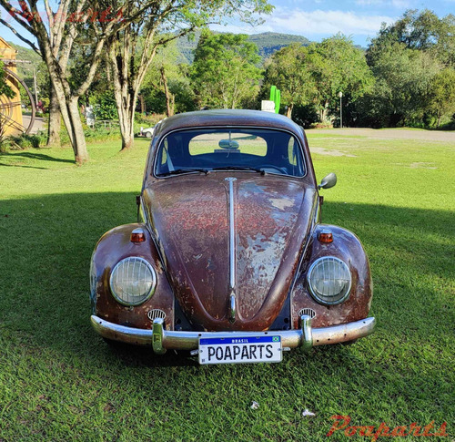 Volkswagen Fusca 1965 Ratlook Rat Look Hood Ride Poaparts