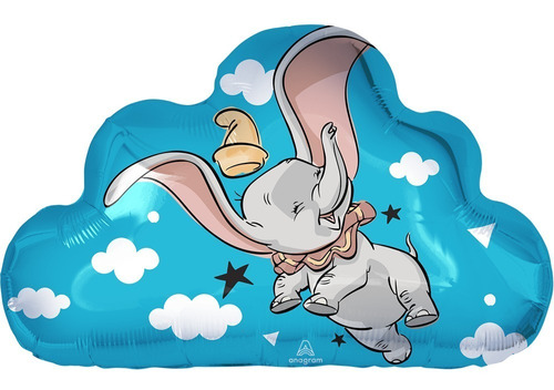 4 Globos Dumbo Volando Nube Met 20 Fiesta Disney Decoracion