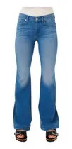 Comprar 7 For All Mankind Dojo Flare Jeans P\u002Fdama Surf Blue T-24