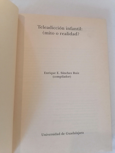 Tele Adicción Infantil ¿mito O Realidad?