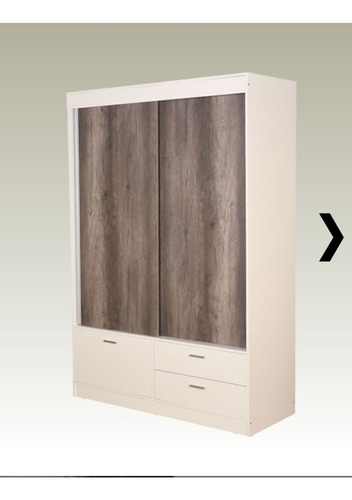 Imagen 6 de 9 de Ropero Placard Organizador 2 Puertas 2 Caj 140 X 205 Cod 650