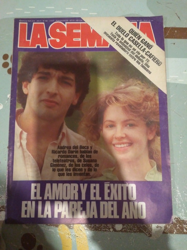 Revista La Semana Darin Del Boca Menem Ucr 2 9 1987 N561 