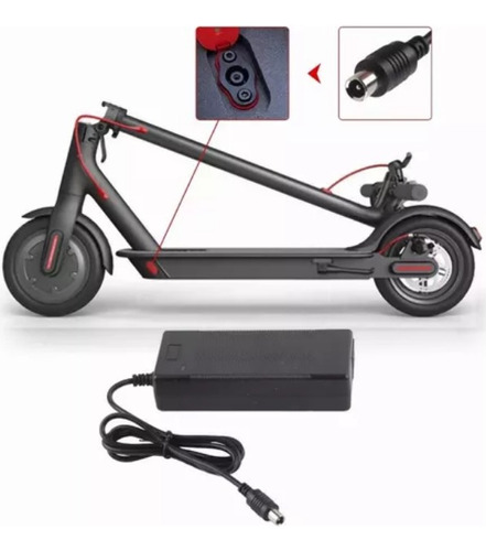 Cargador Patin Eléctrico Scooter Adaptador 42v Para Xiaomi