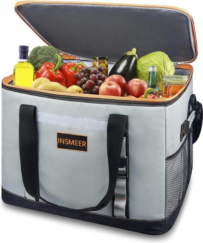 Bolsa térmica grande y suave Insmeer gris