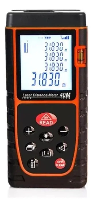Trena Laser Digital Tatudeboa 40m Alta Precisão Medidor de Distância IP54