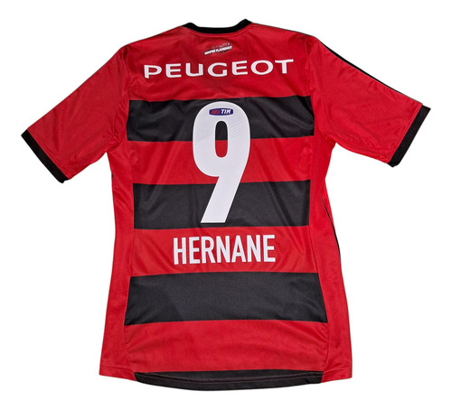 Camiseta De Flamengo De Brasil 2013 Adidas #9 Hernane (Usado)