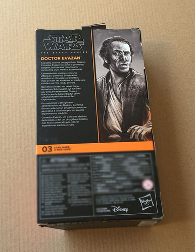 Star Wars Doctor Evazan Black Series (Usado)
