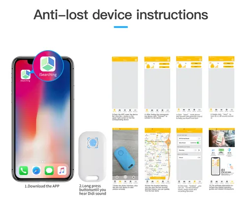 Buscador De Llaves Inalámbrico Tracker Control App Para Masc