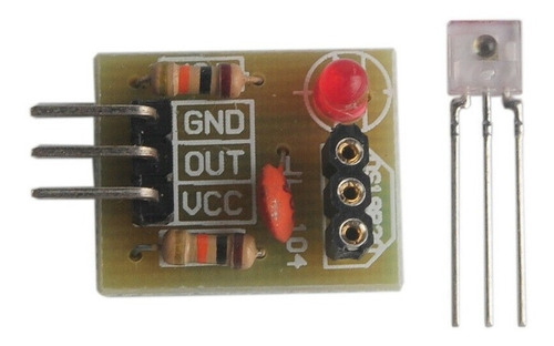 Imagen 2 de 3 de Módulo Sensor Receptor Láser No Modulador Alto Nivel De 5v