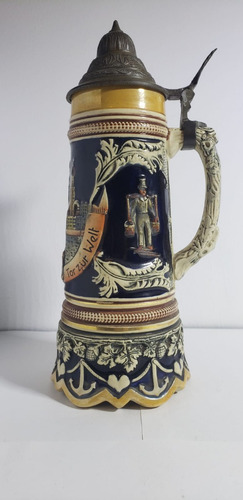 Antiguo Tankard Aleman - Jarra Cervecera