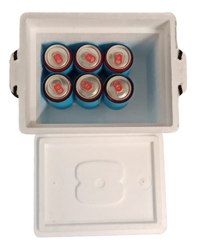 Hielera De Unicel No 7 Con Gel Refrigerante
