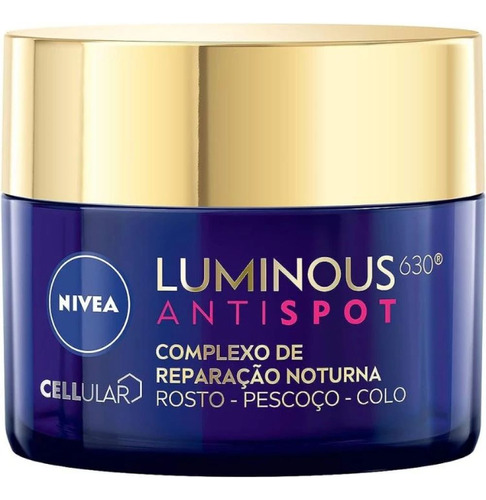 Complexo De Reparação Nivea Luminous 630° Antispot 50g