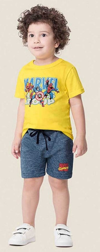 Conjunto Infantil Marvel Marlan A6007 - Tam 1 À 3  Bebê