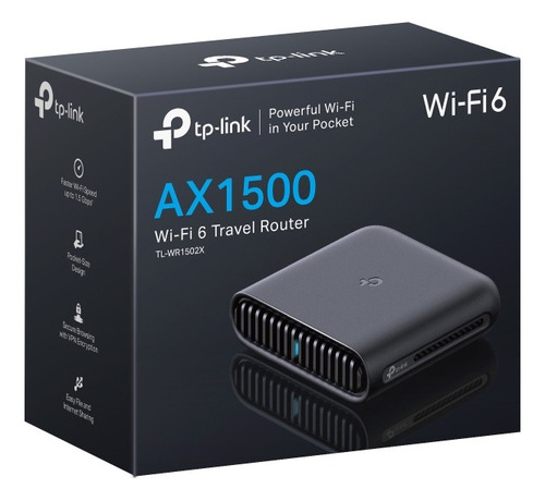 Router Wi-fi 6 De Viaje Ax1500 Tl-wr1502x Tp-link