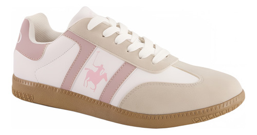 Sneaker Preparatoria Z80707ve Bimaterial Logo Grabado Club