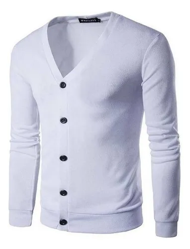 Sueter blanco liso sales
