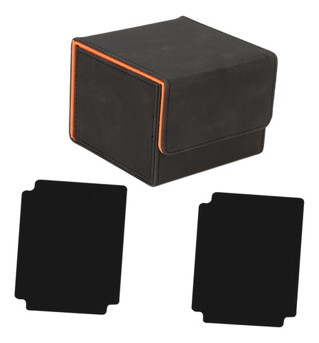 Caja De Baraja De Cartas, Caja De Rejilla Negro Naranja