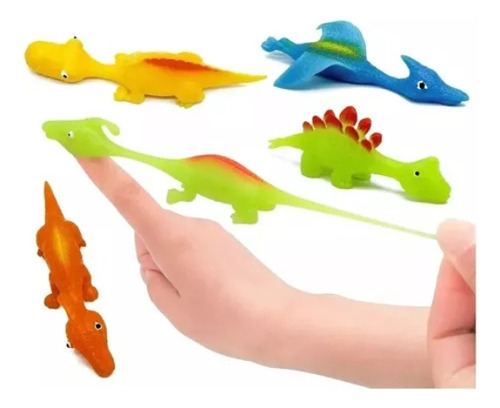 A Brinquedos Animal Slingshot - 10 Peças De Dinossauro