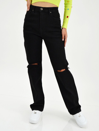 Jeans Wide Leg Balam /juvenil, 6324 (negro)