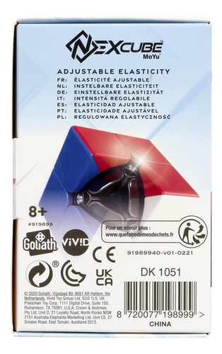Goliath Nexcube 2x2 Classic - Stickerless Speed Cube - ¡te