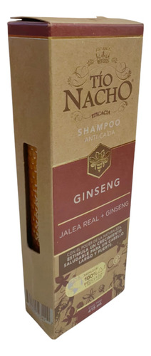 Shampoo Tío Nacho Anti-caída Ginseng + Jalea Real 415 Ml