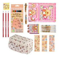 Comprar Set Útiles Escolares Capibara Cartuchera Lapicera Capybara