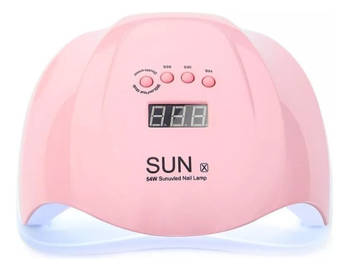 Lámpara Uñas Led-uv Sunx 54w Profesional Rosa