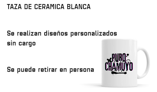 Taza Ceramica Come Galletas Hip-hop #4 Blanco Come Galletas