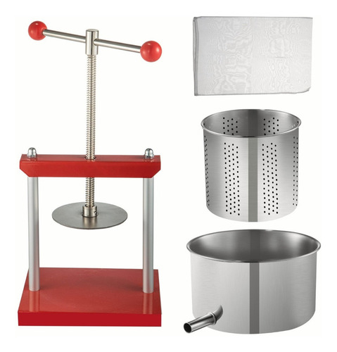 Vevor Prensa Manual Vino Fruta 3l Extractor Exprimidor Jugo