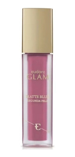 Imagem 1 de 1 de Batom Glam Matte Blur Segunda Pele Lilás Suave 5,5ml - Eudor