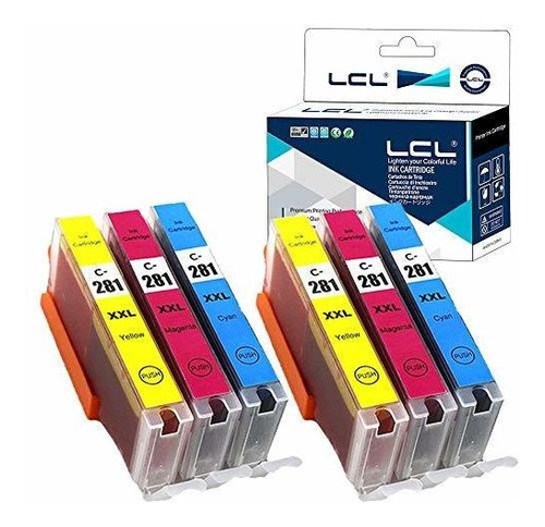 Lcl - Cartuchos De Tinta Compatibles Para Canon Cli-281 Cli-