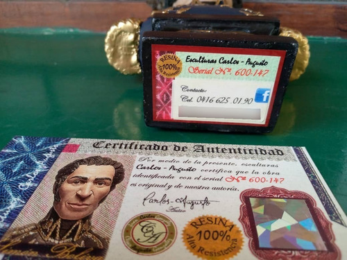Imagen 5 de 6 de Escultura En 100% Resina De Alta Calidad De Carlos Augusto