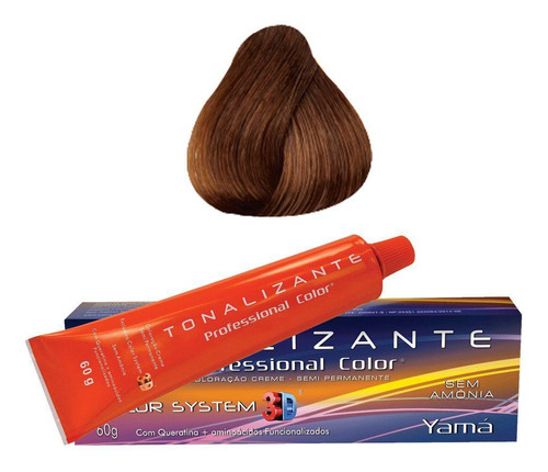 Tonalizante Professional N. 6.7 Louro Escuro Chocolate Yamá