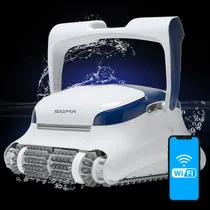 Comprar Dolphin Sigma - Limpiador Robótico Para Piscinas Con Bluetooth Y Filtros De Cartucho De Carga Superior, Ideal Para Piscinas De Hasta 50 Pies