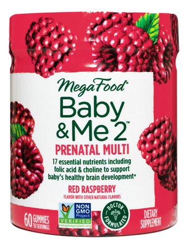 Megafood Baby & Me 2 Prenatal Multi Gummy - Multivitamnico C