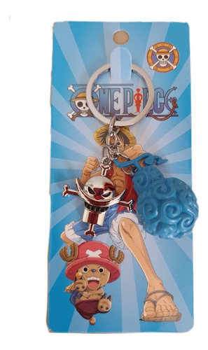 Llavero One Piece Fruta Del Diablo Calavera Jolly Roger Dock