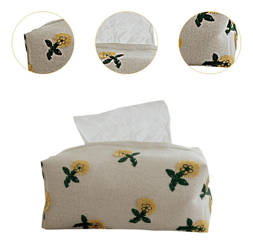 Funda Para Caja De Pañuelos, Soporte Para Servilletas, Caja