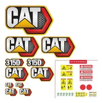Comprar Jg De Adesivos Completo Caterpillar 315d 2021u002F2022 Cor padrão
