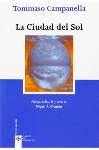 La Ciudad Del Sol, De Campanella, Tommaso. Editorial Tecnos, Tapa Blanda En Español