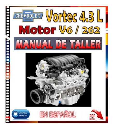 Manual De Taller Repara Motor 262 Vortec 4.3l V6 Chevrolet.