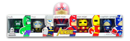 Mini Muggs Marvel The Avengers & Giant Man Set Sdcc 2011