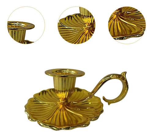 Porta-velas Cônico Retrô, Suporte Portátil Para Velas,