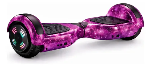 Hoverboard Skate Elétrico 6.5 Polegadas Com Led E Bluetooth Cor R...