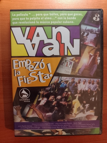 Van Van Empezó La Fiesta Dvd La Plata 