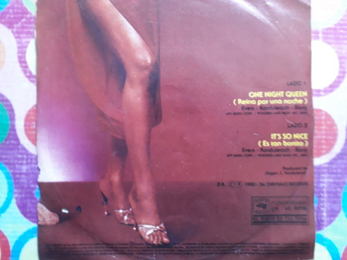 Claudia Barry Lp 45 One Night Queen, It's So Nice (Usado)